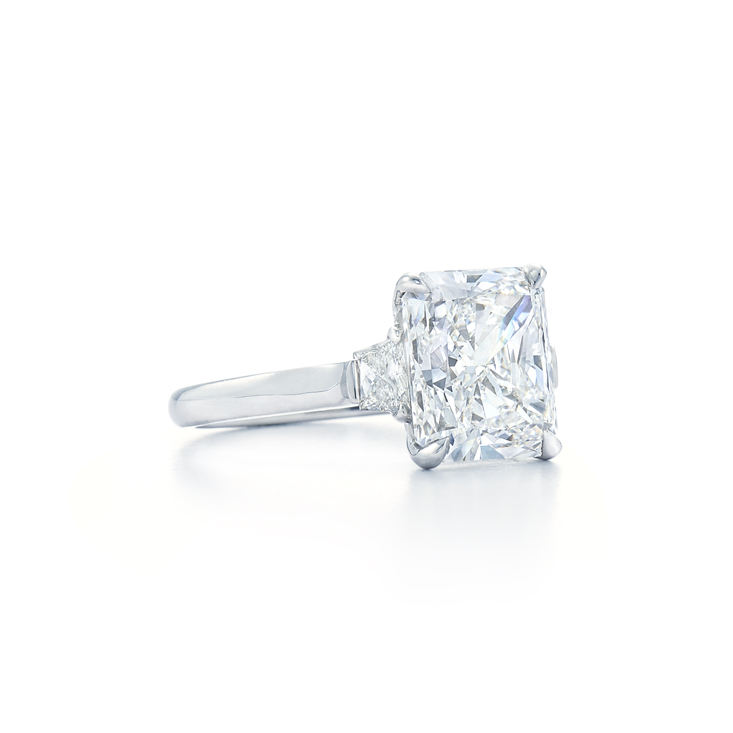 Radiant Diamond Engagement Ring | DK Gems